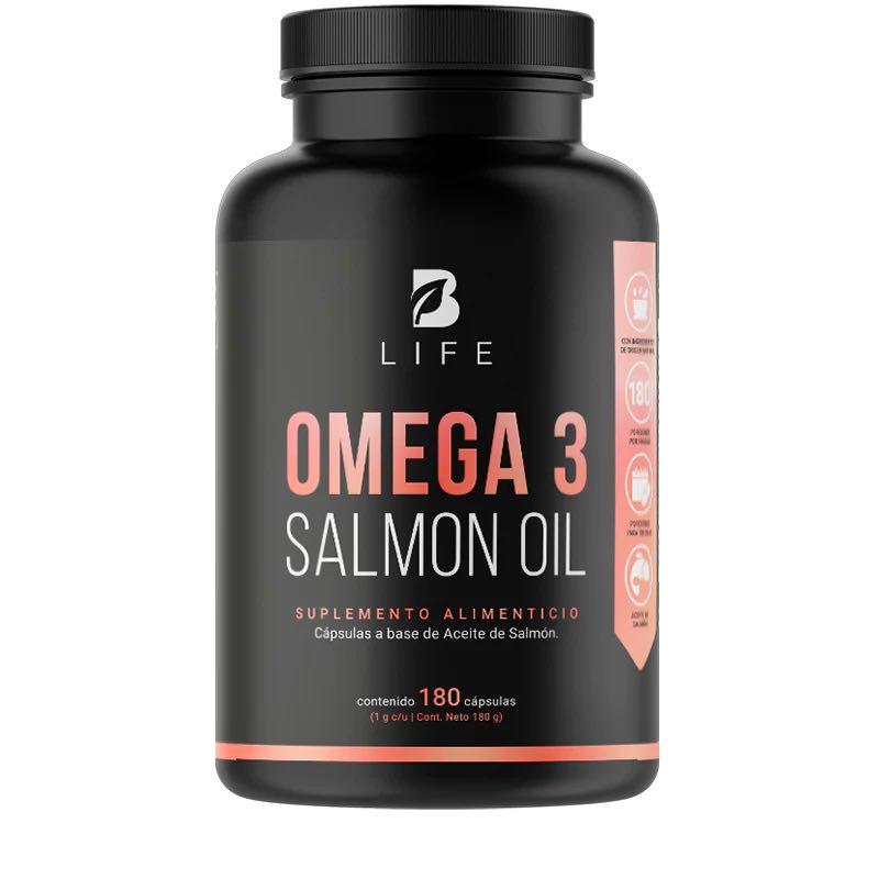 OMEGA 3 SALMON OIL 1GR 180 CAPS 180 SERV SUPLEMART Suplementos