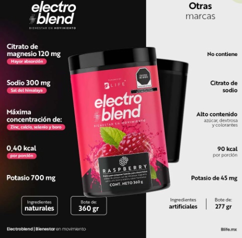 BLIFE Electroblend | Bebida Hidratante 60 serv 360 g