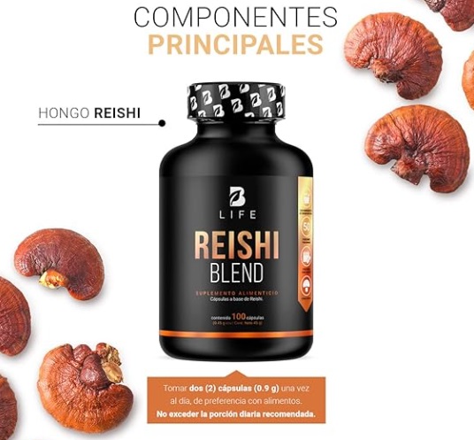 BLIFE Reishi Blend | Hongo Reishi  100 Caps | 450 mg