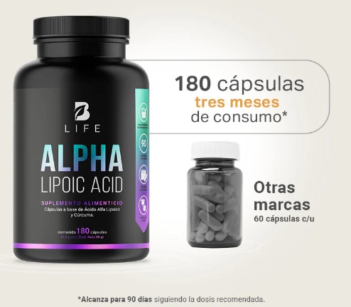 BLIFE Ácido Alfa Lipoico 180 Caps