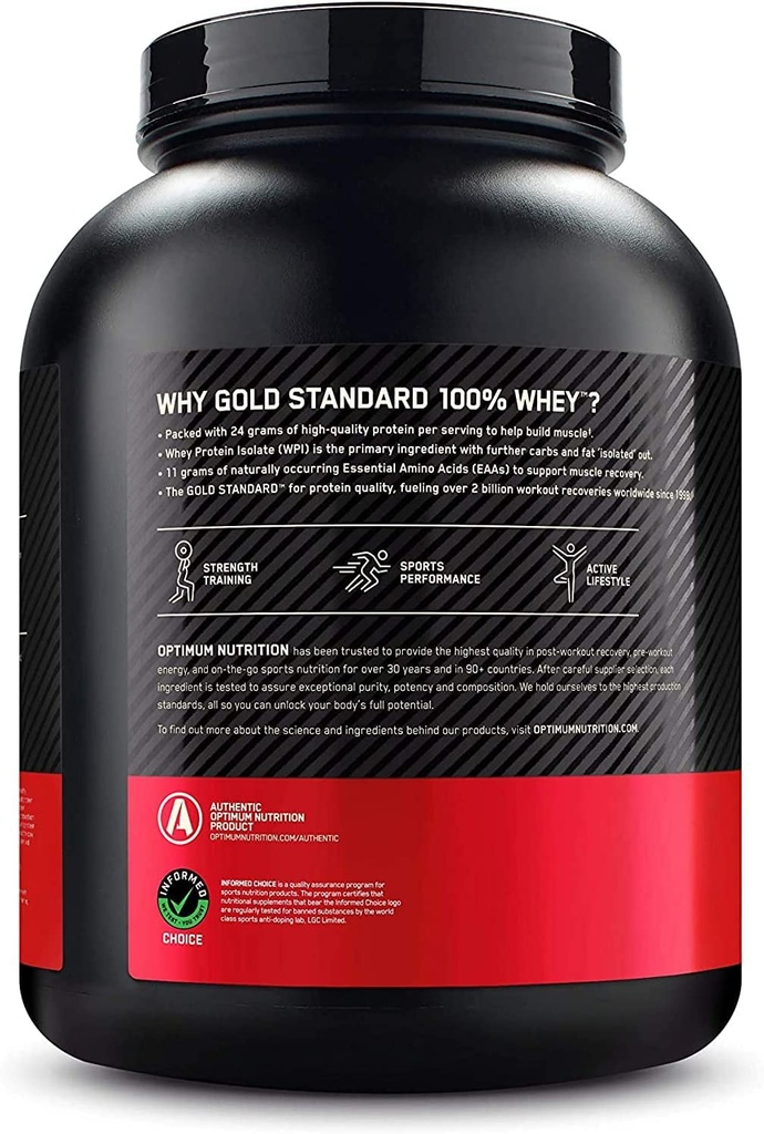 100% WHEY GOLD STD 5 LBS 74 SERVICIOS