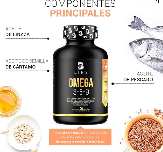 BLIFE Omega 3-6-9 90 Caps 1000 mg