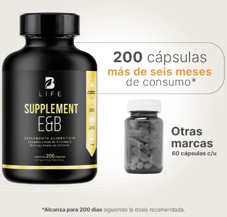 BLIFE Supplement E&B Vitamina E & Biotina 200 Caps