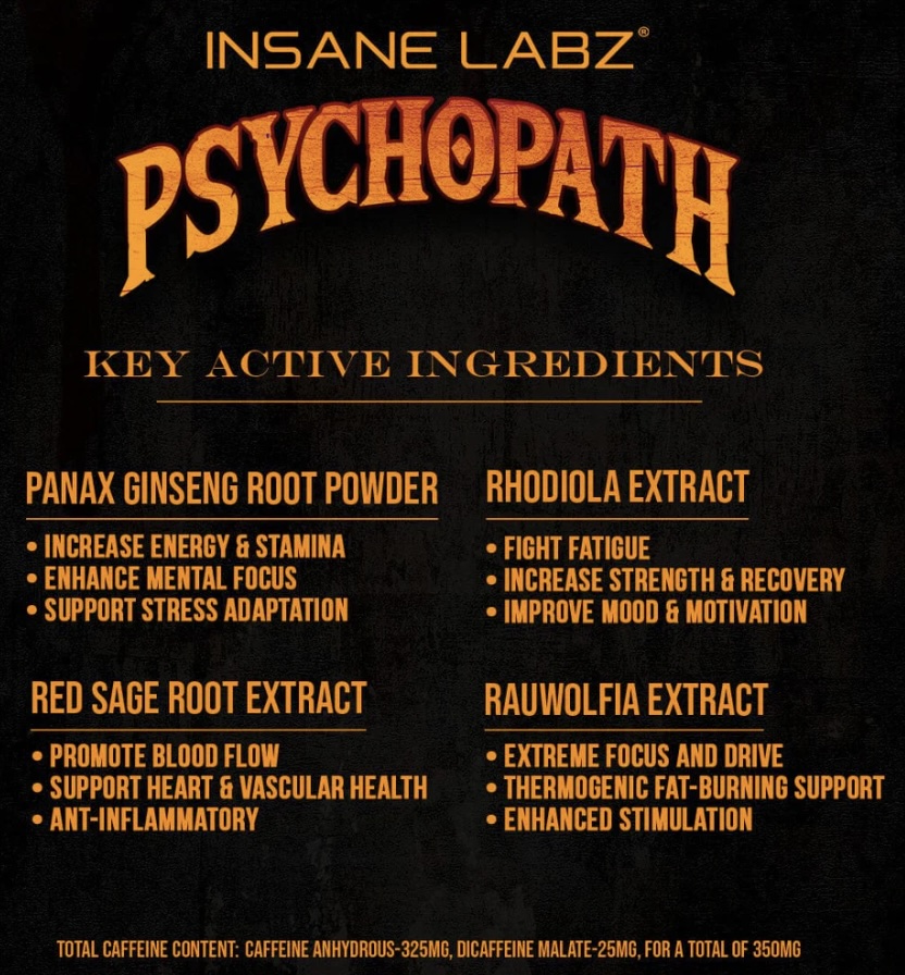 INSANE PSYCHOPATH 30 SERV