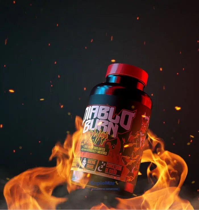 DIABLO BURN 24/7 90 CAPS LIBRE DE ESTIMULANTES 30 SERVICIOS