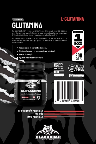 BLACKBEAR, GLUTAMINA 1KG