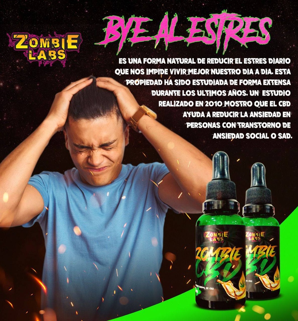 ZOMBIE CBD 30 ML MENTA GOTERO