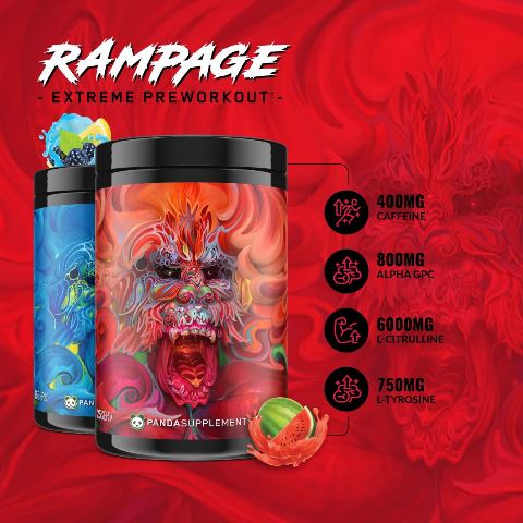 PANDA RAMPAGE PREWORKOUT 50 SERV