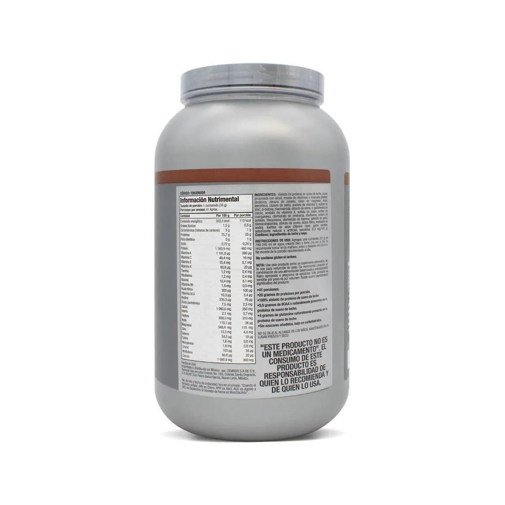 ISOPURE LOW CARB 3 LB CHOCOLATE