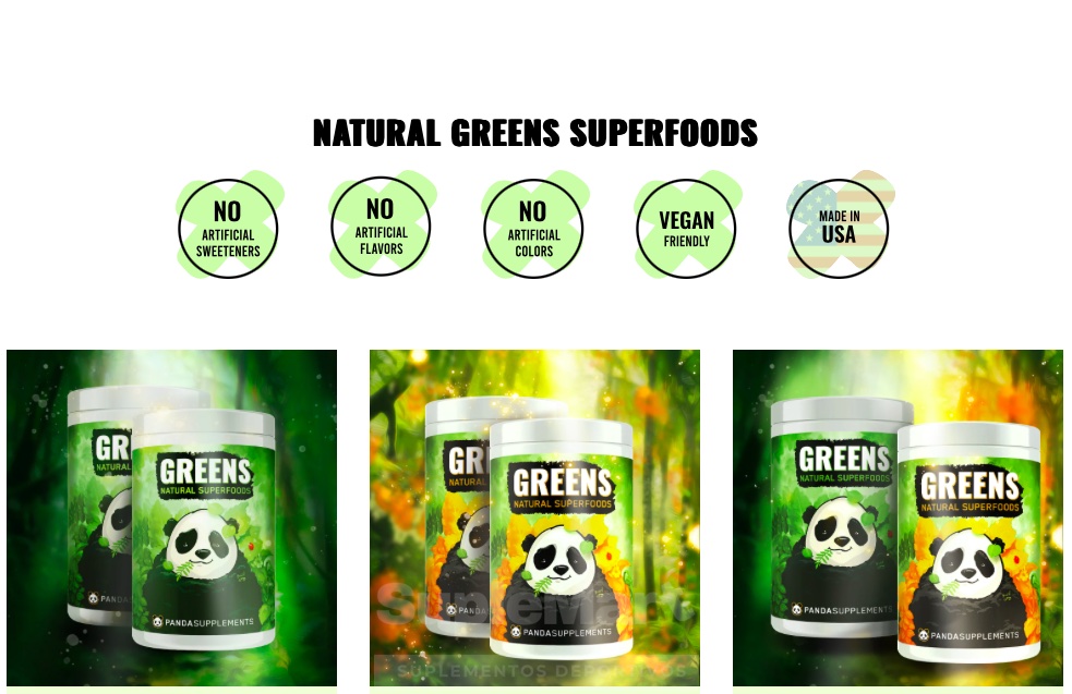 PANDA SUPERFOOD GREENS 30 SERV ORANGE