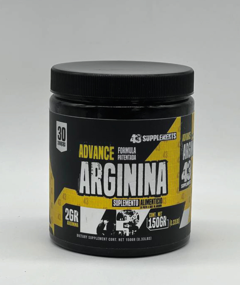 43 ARGININA 150 GRS 30 SERVICIOS