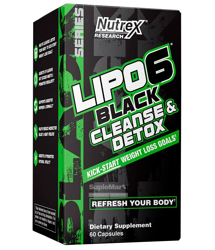 LIPO 6 BLACK CLEANSE & DETOX 60 CT