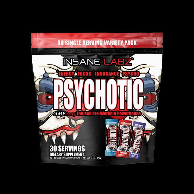 INSANE PSYCHOTIC STICKS VARIETY BAG FLAVORS 30 SERVICIOS