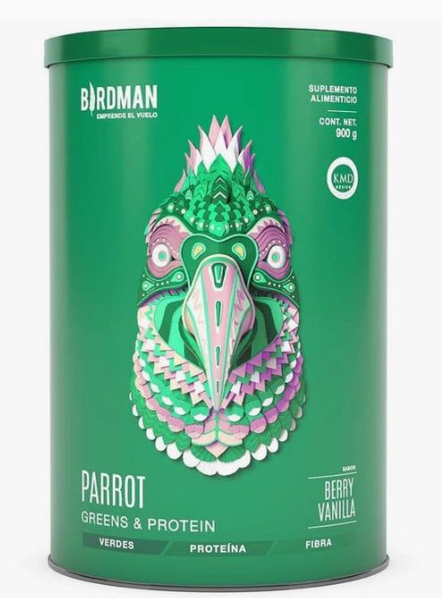 BIRDMAN PARROT GREENS & PROTEIN 900GR 30 SERVICIOS