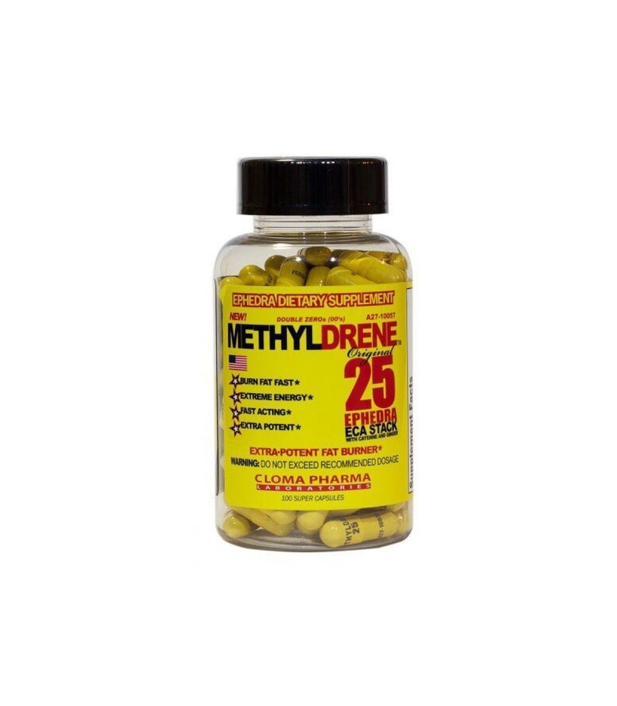 METHYLDRENE AMARILLO 100 CAPS 100 SERVICIOS