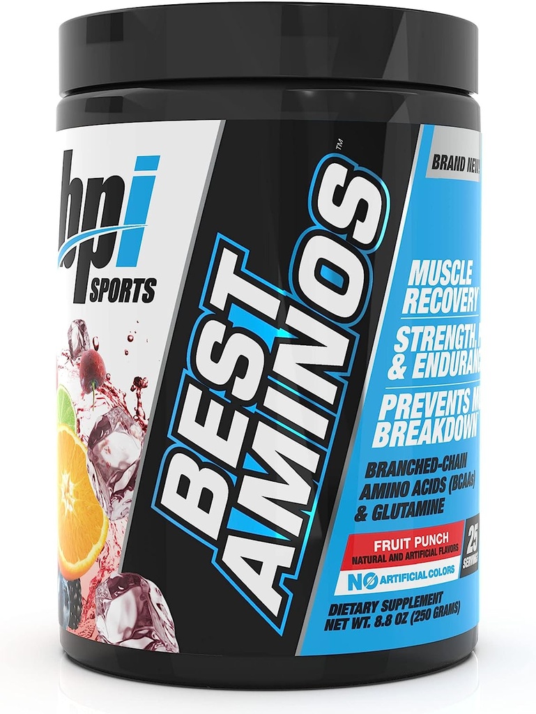 BPI BEST AMINOS 250 GR 25 SERV PONCHE DE FRUTAS