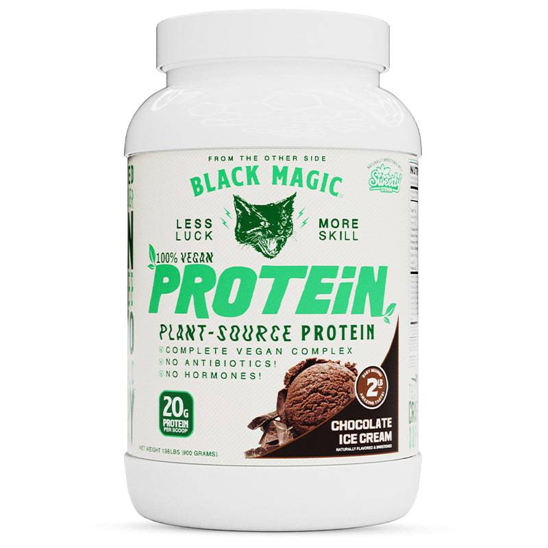 BLACK MAGIC PROTEINA 100% VEGANA 1.8 LBS 25SERV CHOCOLATE ICE CREAM