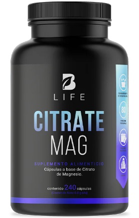 BLIFE Citrate Mag | Citrato de Magnesio 240 Caps | 800 mg