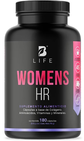 BLIFE Womens HR | Multivitamínico para Ella 180 Caps | 500 mg