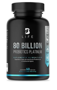 BLIFE 80 Billion Probiotics Platinum | 80 Billones de Probióticos Platinum  60 Caps | 550 mg