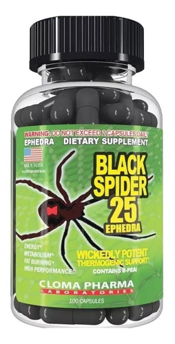 BLACK SPIDER 100 CAPS 100 SERVICIOS