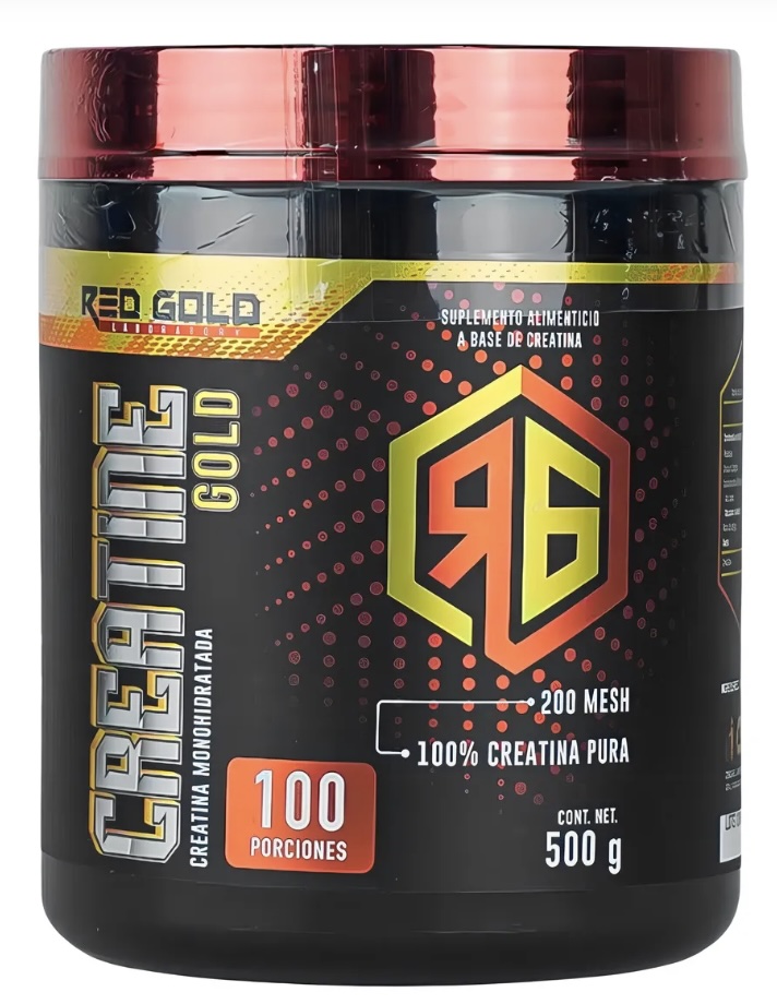 REDGOLD CREATINA MONOHIDRATADA 500 GRS 100 SERV