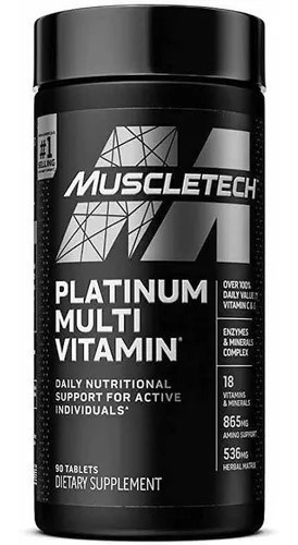 MT PLATINUM MULTI-VITAMIN 90 CAPS 30 SERV