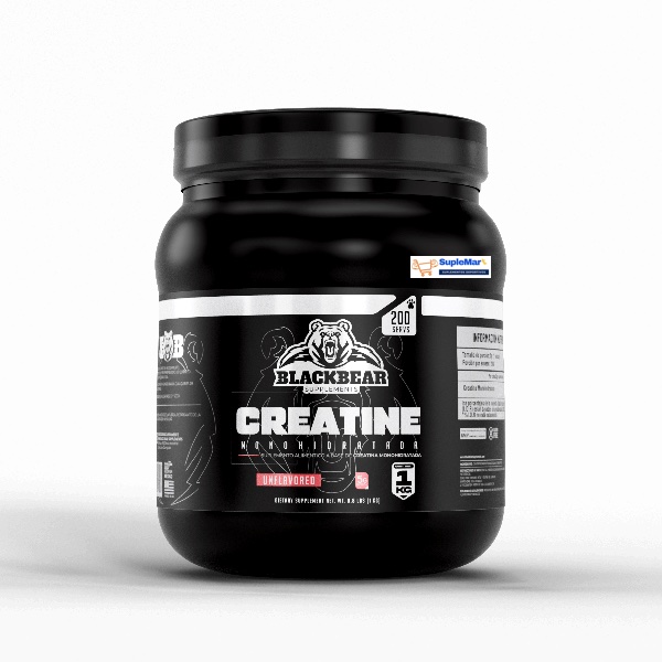 BLACKBEAR, CREATINA MONOHIDRATADA 1 KG SIN SABOR