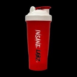 [P036RY875] SHAKER INSANE 650 ML/20 OZ ROJO TAPA BLANCA