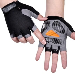 [P086AE1319] HG GUANTES TRANSPIRABLES NEGRO NARANJA L