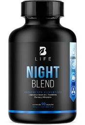 [P097BL1509] BLIFE Night Blend Mezcla de Triptófano, Gaba, Reishi y Otros 90 Caps