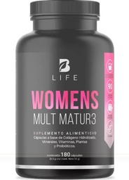 [P097BL1517] BLIFE Womens Mult Matur3 | Multivitamínico para Mujeres +40 180 Caps | 500 mg